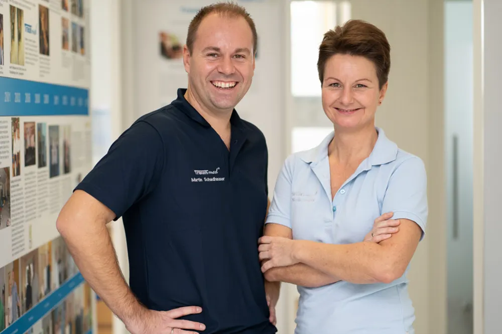 Martin Schadhauser und Nicole Gramsl - Traunmed Sport- & Rehazentrum
